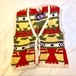 VINTAGE Cambridge Dry Goods knit vest
